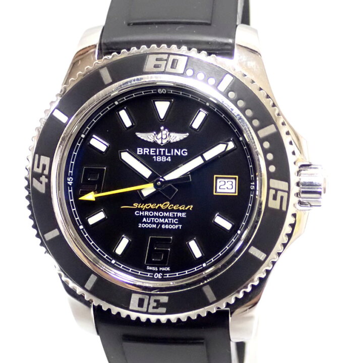 楽天市場】BREITLING ブライトリング スーパーオーシャン44 SS／ラバー  