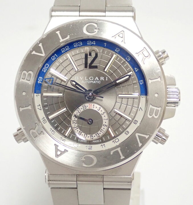 楽天市場】BVLGARI ブルガリ ディアゴノ GMT DG40S GMT SS メンズ AT  