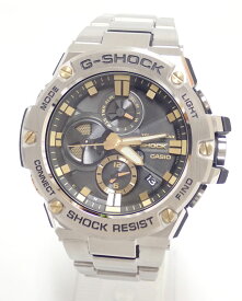 CASIO/カシオ Gスチール GST-B100D-1A9JF ソーラー電波　中古美品【中古】【CASIO】【Gショック】【電波時計】