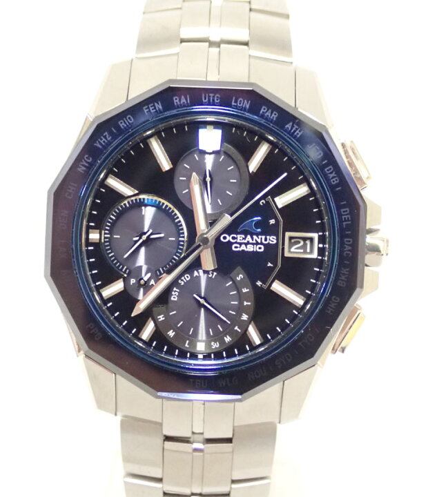 楽天市場】CASIO/カシオ オシアナス マンタ ソーラー電波 メンズ OCW  