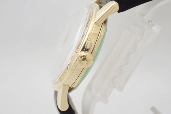 楽天市場】OMEGA オメガ シーマスター カルティエWネーム 750YG/レザー