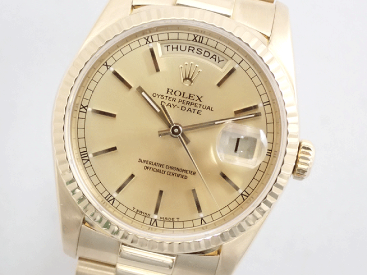楽天市場】ROLEX ロレックス デイデイト 18238 K18YG N番（1991年