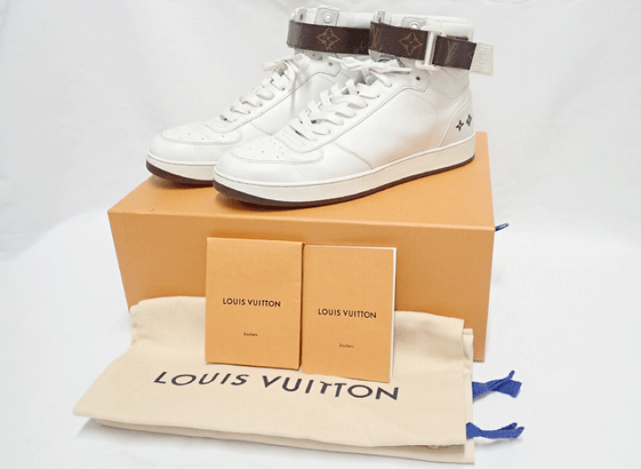 楽天市場】LOUIS VUITTON ルイヴィトン ハイカット スニーカー 白