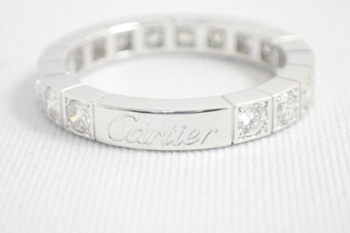 楽天市場】カルティエ/Cartier 750WG ラニエール フルダイヤ リング 