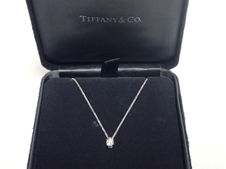 楽天市場】TIFFANY ティファニー ソリティア PT950 ダイヤ0.24ct 