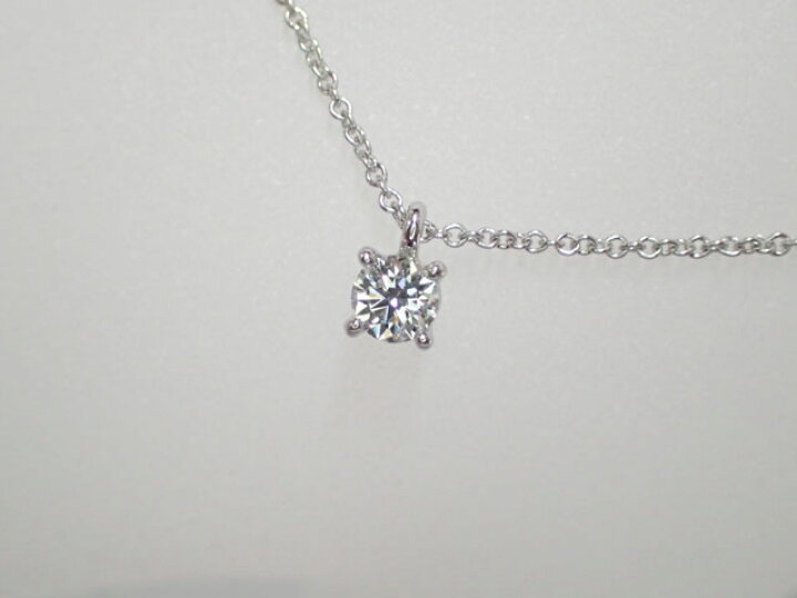 楽天市場】TIFFANY ティファニー ソリティア PT950 ダイヤ0.24ct 