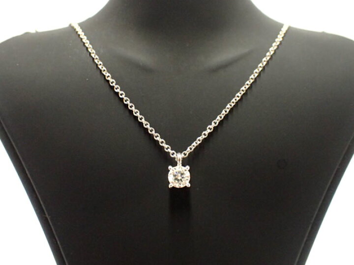 楽天市場】TIFFANY ティファニー ソリティア PT950 ダイヤ0.24ct  
