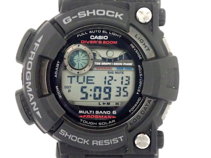 楽天市場】CASIO/カシオ フロッグマン GWF-1000-1JF ソーラー電波  