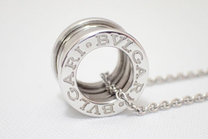 楽天市場】BVLGARI ブルガリ B-ZERO1 ネックレス 750WG（K18WG）【中古 