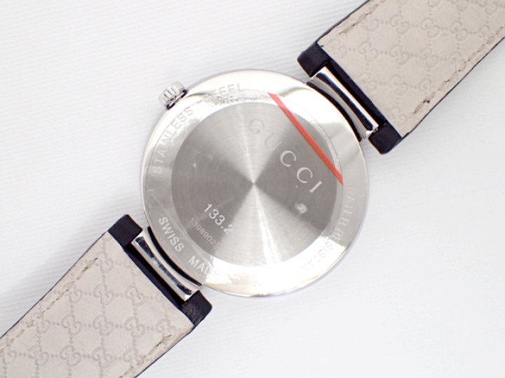 楽天市場】GUCCI グッチ インターロッキング SS/革 QZ 黒 133.2 