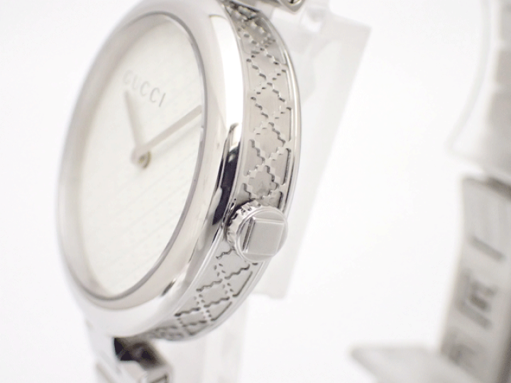 稼動品　GUCCI グッチ　ディアマンテ　141.4 腕時計 楽天市場】GUCCI グッチ ディアマンティッシマ SS QZ 白 141.4