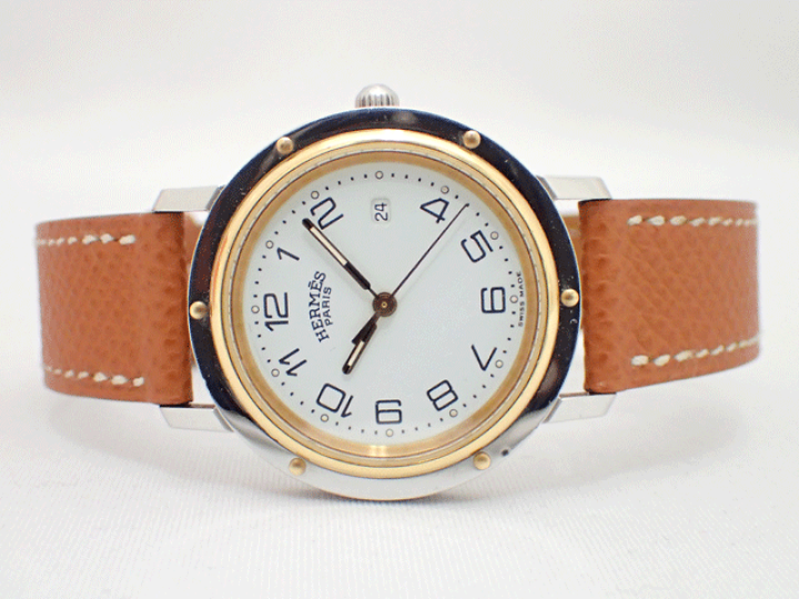 エルメス時計　ボイズサイズ　ジャンク品 稼働品 1981年 廃盤希少】エルメス HERMES クリッパー ボーイズ