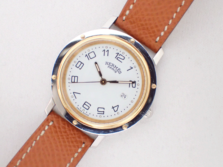 エルメス時計　ボイズサイズ　ジャンク品 稼働品 1981年 廃盤希少】エルメス HERMES クリッパー ボーイズ