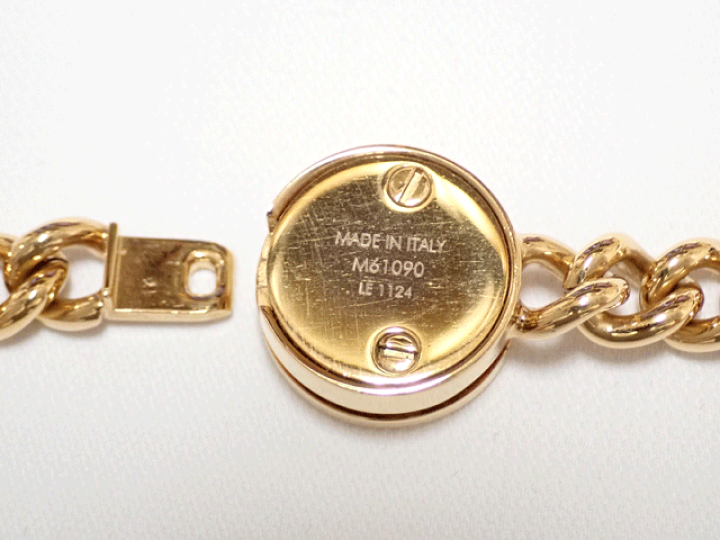 楽天市場】LOUIS VUITTON ルイヴィトン ID ネックレス ゴールド