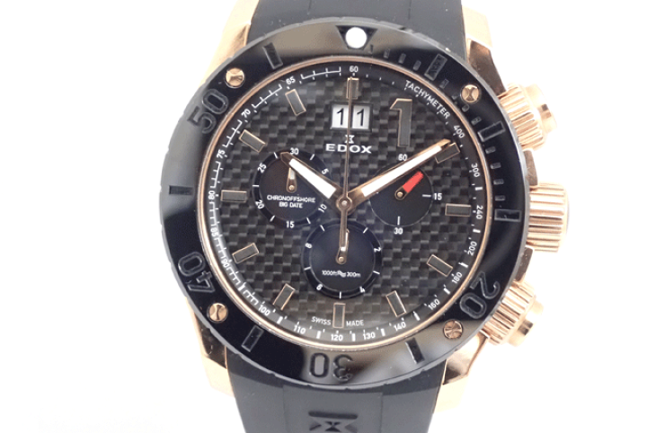 エドックス EDOX クラスワン クロノオフショア 10020 自動巻き