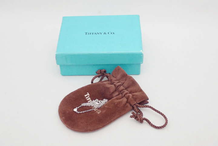フリージア様　極美品✨️箱袋付　ティファニー　PT950 バイザード ネックレス 楽天市場】TIFFANY ティファニー バイザヤード PT950 1Pダイヤ
