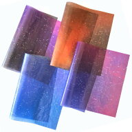 A4グラシン紙【星座】透けるデザインペーパー ラッピング コラージュ素材