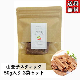【山査子スティック/50g入り×2袋】山査子 さんざし サンザシ サンザシスティック お菓子 ドライフルーツ プレゼント ギフト 送料無料 薬膳 薬膳茶 1000ポキ