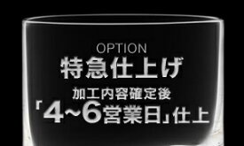 オプション　特急料金（加工内容確定後「4〜6営業日」仕上）