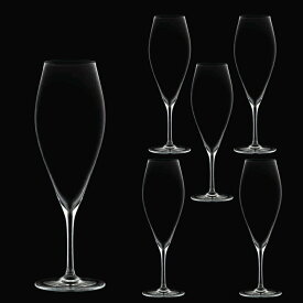 木村硝子店　ピッコロ　6ozフルート　 6個セット