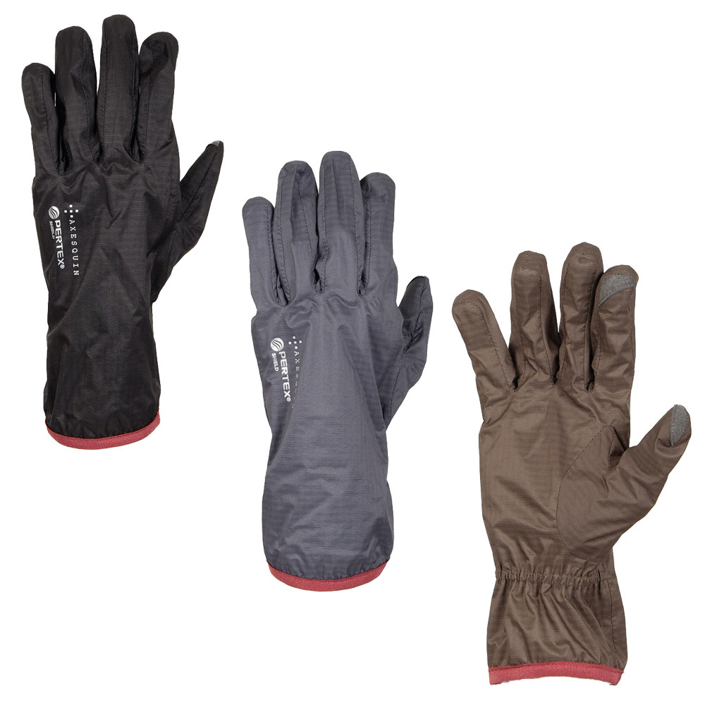 AXESQUIN W2P Light Shell Glove <br>[ アクシーズクイン ライトシェルグローブ メンズ＆レディース 登山・ハイキング 超軽量 防水 防風 手袋