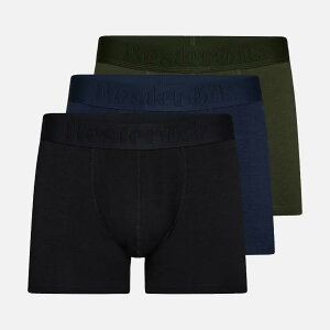 Resterods - Gunnar Boxer Bamboo 3-Pack �u���b�N/�l�C�r�[/�I���[�u [ ���X�e���b�Y �K���i�[ �����Y �{�N�T�[�p���c �o���u�[ 3�����Z�b�g ]