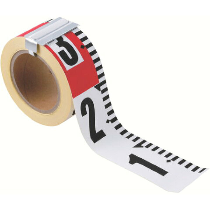 エコ「ピタッ！」とロッド HPR602T 目盛付 赤白テープ 60mm幅X赤白：20cm間隔 25m 【マイゾックス】【土木】【建築】【造園】  土木測量試験用品のソッキーズ