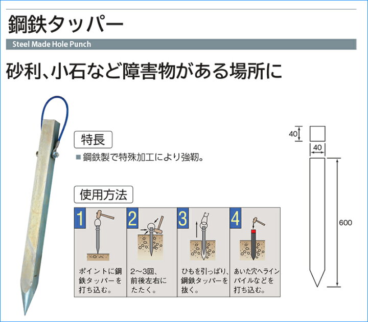 楽天市場】KONOE コノエ 鋼鉄タッパー 鋼鉄製 KTP【土木 建築 測量 
