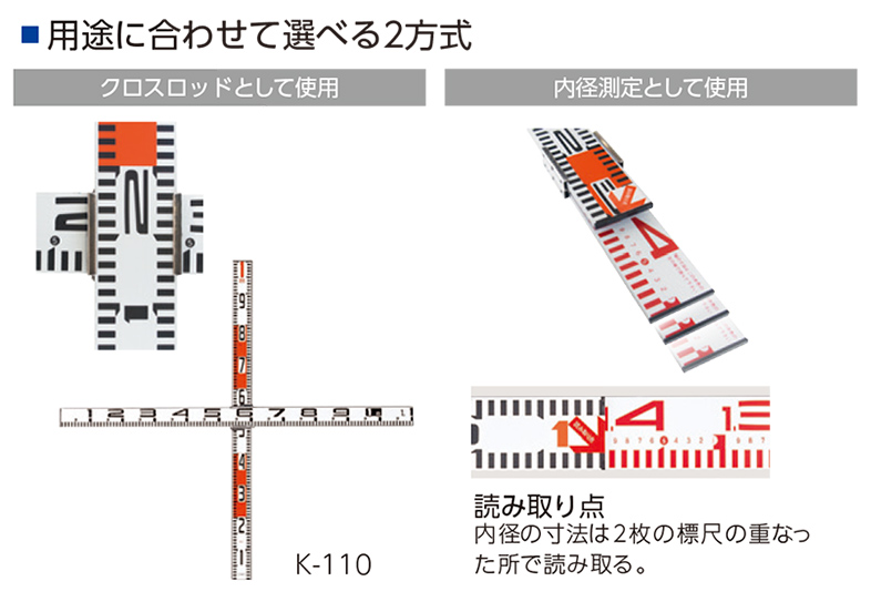 楽天市場】MYZOX マイゾックス 検測ロッド 単品 K-60（50＋60cm）60mm