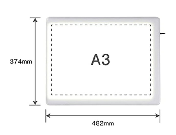 楽天市場】MUTOH 武藤工業 ライトボード MLT-A3N【A3サイズ トレース台 