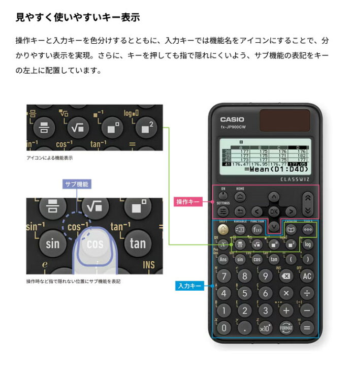 楽天市場】casio カシオ 関数電卓 プロフェッショナル fx-JP900CW-N 