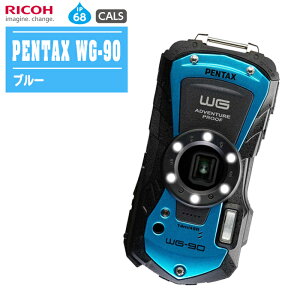 RICOH ���R�[ �f�W�^���J���� PENTAX �y���^�b�N�X WG-90 �u���b�N/�u���[ �y�f�W�J�� �R���f�W �l�C �h���f�W�J�� �S�V��A�h�x���`���[���f�� �H���E���݂̌��� CALS���[�h�z