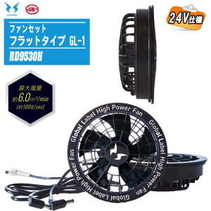 SUN-S �T���G�X 2025�N���f�� 24V�d�l �t�@���Z�b�g GL-1 �t���b�g�^�C�v RD9530H �y�X�s�����b�N�t�@��2�� �t�@���p�P�[�u��1�{�z�ő啗�� ��100L/sec ���[�J�[�ۏؕt �t�@���t���E�F�A �󒲕��_��R 