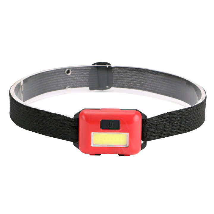 楽天市場 Led ヘッドライト 赤 Cob ヘッドランプ ミドルライト ローライト 点滅の３パターン点灯が可能 コンパクトサイズでアウトドアやキャンプ 防災グッズに最適 Cobライト Ledライト メール便配送可 大量注文可 倉庫ダイレクト東京 楽天市場店