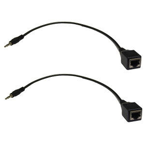 2Zbg 3.5mmXeI 3 IXvO I[fBIP[u  RJ45\Pbg ڑ P[u@3.5mm3ɃIX I[fBIvO C[TlbgA_v^ [֔z