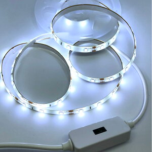 UZT[XCb`t USB h LEDe[v 100cm F gF 3528SMD USBP[u70cm LED60 3ɍْf\ wʎtV[ [։