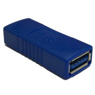 USB3.0 Type-A メス/メス 中継アダプタ　USB3.0延長アダプタ　USB3.0延長コネクタ　金メッキコネクタ メ…