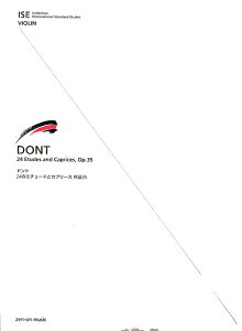 hg 24̃G`[hƃJv[X i35 DONT 24Etudes and Caprices,Op.35