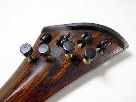 アジャスター内蔵式 ビオラ用 テールピース 弦長補正 ハープ型 ローズウッド Viola ELB Tailpiece Rosewood Adjuster built-in model