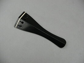 HIll/Bone/125mm Viola Tailpiece Ebony ビオラ テ−ルピ−ス エボニー ヒル型/ホワイトフレット/125mm