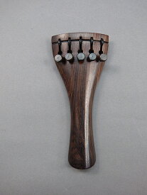 5弦ビオラ用 アジャスター付き ローズウッド テールピース Adjuster Builtin 5-string Viola Tailpiece Rosewood