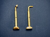 Viola 2L-size Bracket Gold Semi-Hill model ビオラ用 あご当金具 セミヒル型 金メッキ