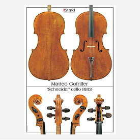 Matteco Gofriller 'Schneider' cello 1693 (チェロ ポスター)