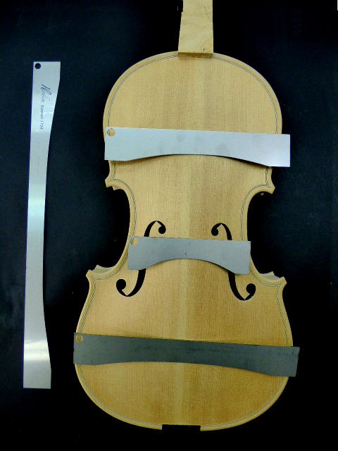 期間限定の激安セール 激安先着 Back Arch Template 4piece set Guarneri 1734 Violin timothyribadeneyra.com timothyribadeneyra.com