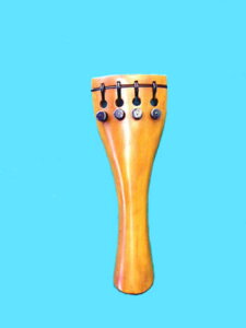 Eh^130mm rI AWX^[te[s[X {bNXEbh Viola Tailpiece Boxwood Adjuster/Round/130mm