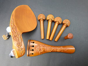 �������� #3 �r�I���p �{�b�N�X�E�b�h �t�B�b�e�C���O�Z�b�g Viola Boxwood Cureved Fitting Set