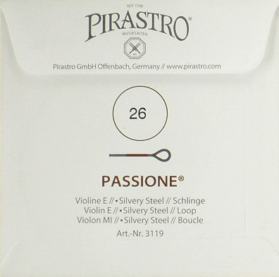 PASSIONE(パッショーネ） PIRASTRO バイオリン弦セット 送込み-