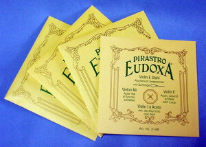 �y�ň��l����z�o�C�I������ �I�C�h�N�T E���A���~���d�l �Z�b�g(4/4) �s���X�g�� PIRASTRO Eudoxa Violin E Aluminium set