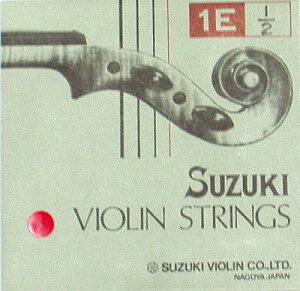 �o�C�I������ ��؃o�C�I���� �� 1E�� 4/4(-3/4)�A1/2(-1/4)�A1/8(-1/16) SUZUKI VIOLIN STRINGS Red 1E