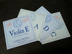 �S�[���hE�� �A���~��D�� �Z�b�g �o�C�I������ ���[�Z�� LARSEN Violin E-Gold D-Aluminum set